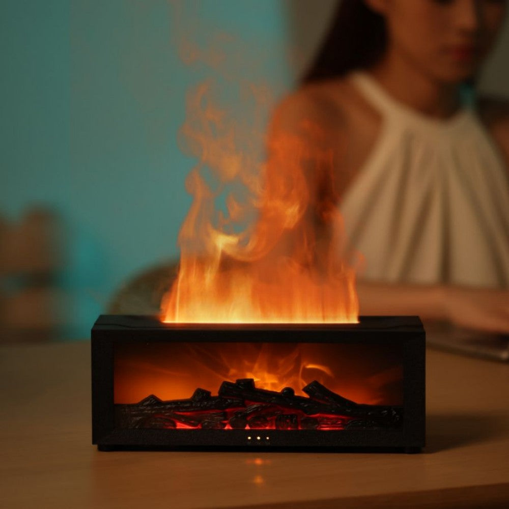 3D Fireplace Flame Diffuser™ — Premium Edition